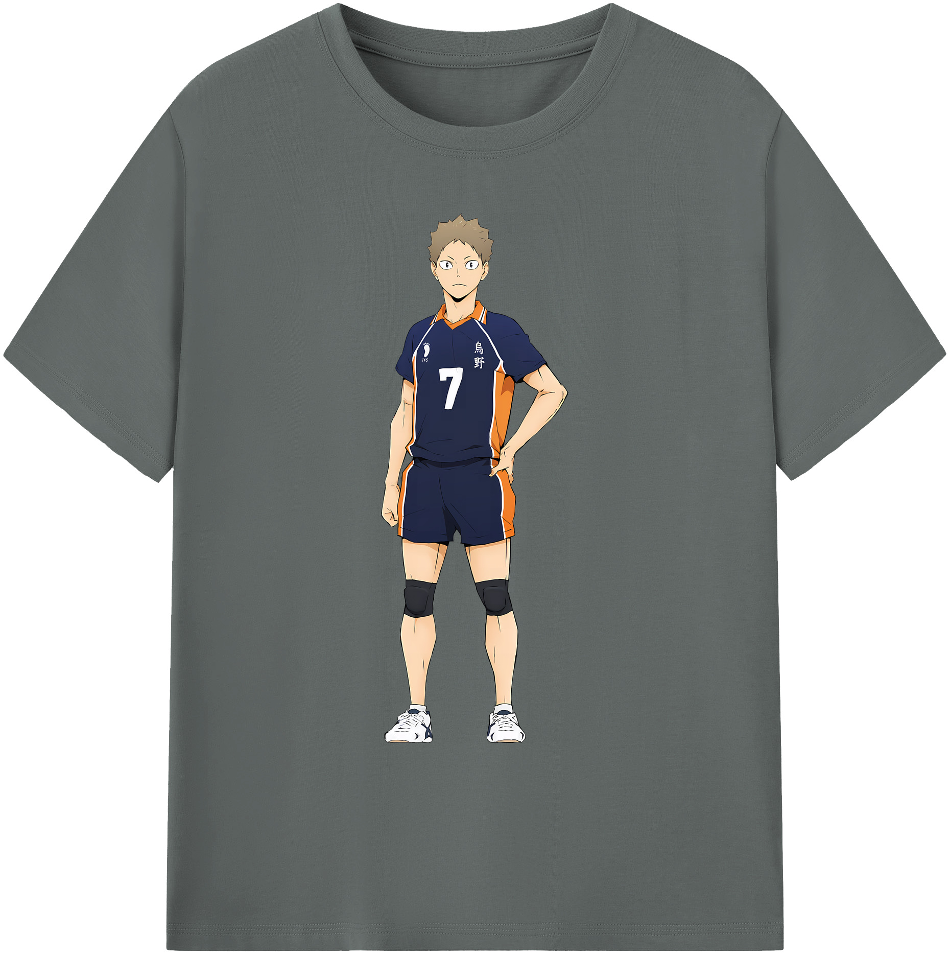 （画像用） ハイキュー!! Haikyu!! 綿100％ メンズ半袖Tシャツ｜肌触りやわらか＆通気性